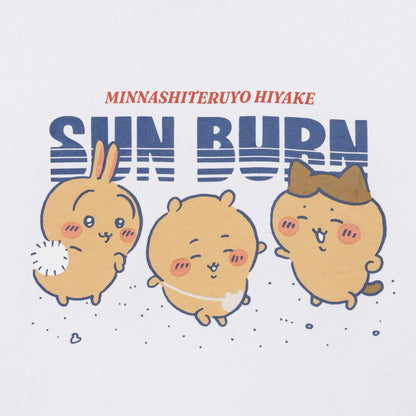 ちいかわ 映画ちいかわ Tシャツ SUN BURN ホワイト