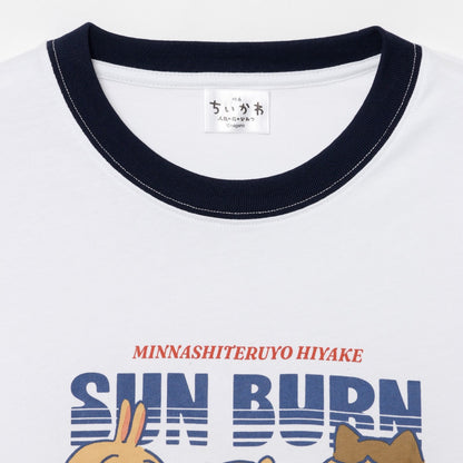 ちいかわ 映画ちいかわ Tシャツ SUN BURN ホワイト