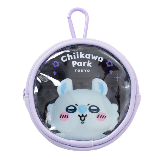 ちいかわ ちいかわパーク カラビナ付きポーチ スペシャルフォト モモンガ パープル
