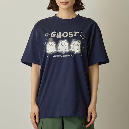 ちいかわ ちいかわパーク Tシャツ 蓄光GHOST ネイビー