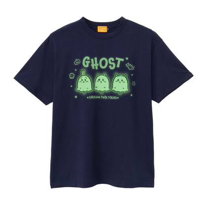 ちいかわ ちいかわパーク Tシャツ 蓄光GHOST ネイビー