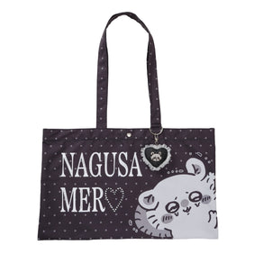 ちいかわ チャーム付きトートバッグ NAGUSAMERO（モモンガ）スミクロ