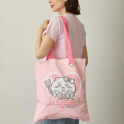 Chiikawa Magical Chiikawa Glitter Tote Bag Presented by Chiikawa (Pink)