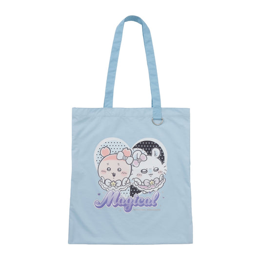 ちいかわ まじかるちいかわ キラキラトートバッグ モモンガ＆古本屋 サックス