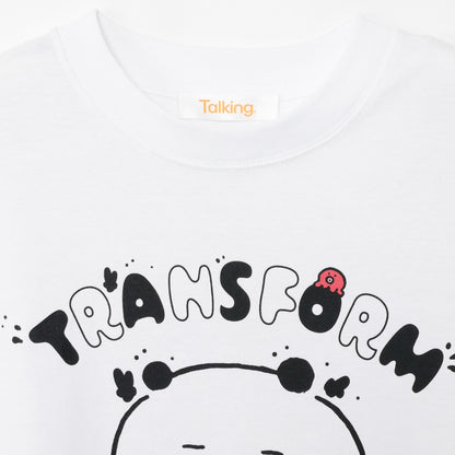 吉伊卡哇 TRANSFORM 变身图案T恤 (白色)