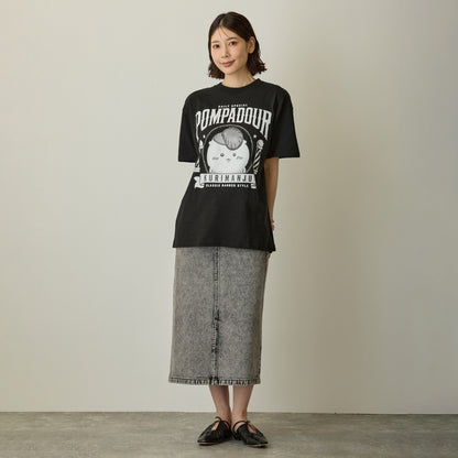 ちいかわ Tシャツ 毛量くりまんじゅう ブラック