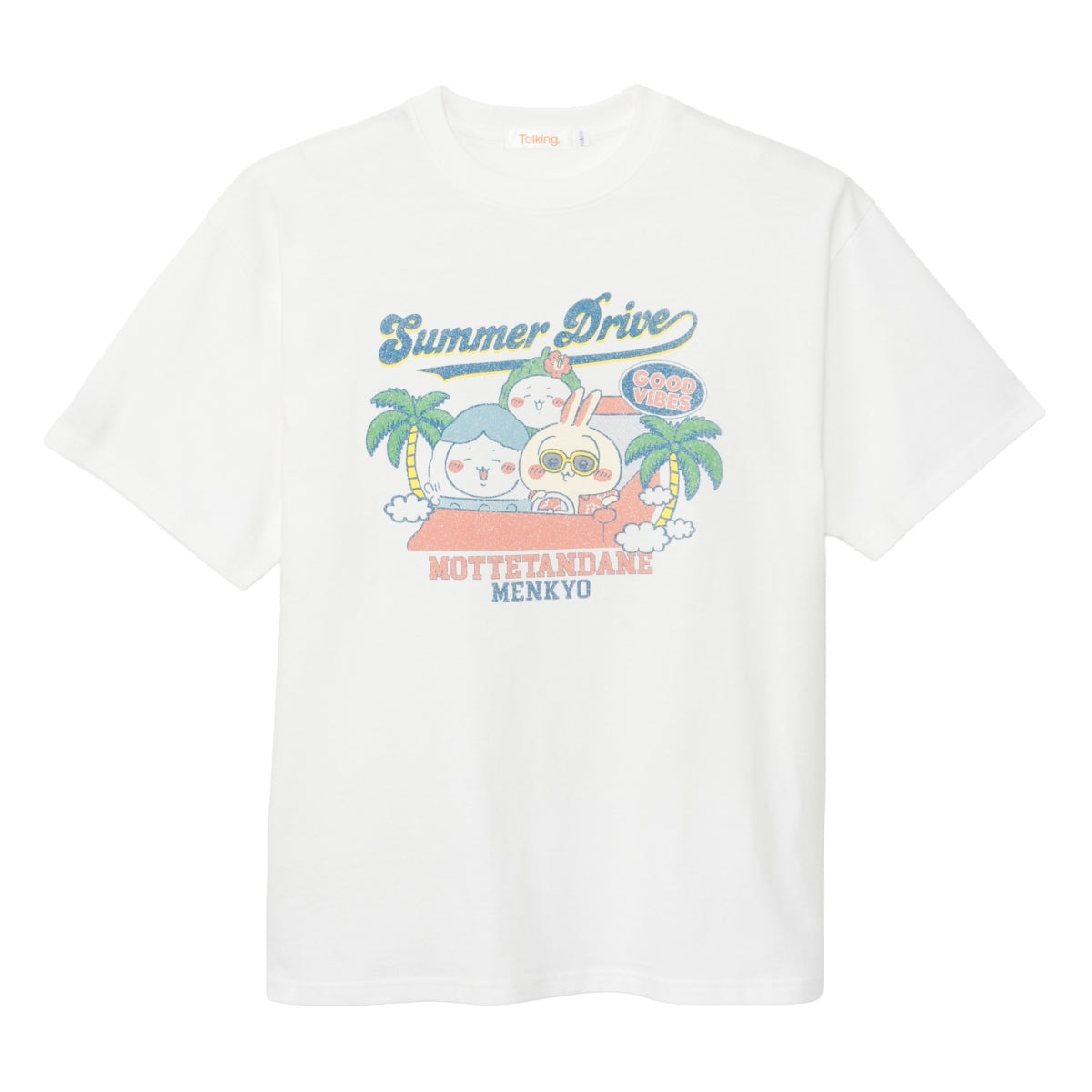 Chiikawa T-shirt Summer Drive (Off-White)
