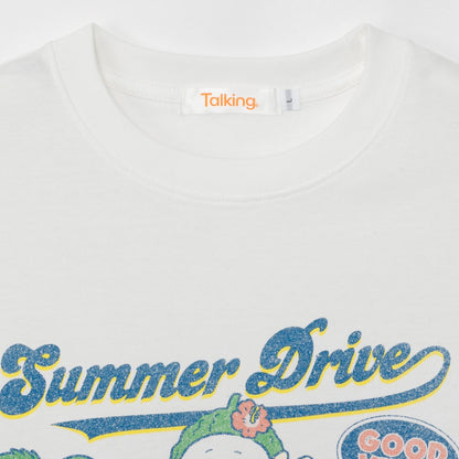 Chiikawa T-shirt Summer Drive (Off-White)