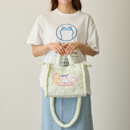 ちいかわ パフィーショルダーバッグ ズボンパツパツ クリーム
