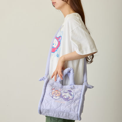 ちいかわ パフィーショルダーバッグ エンジェルモード パープル