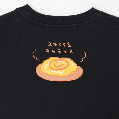 吉伊卡哇 泡泡印花T恤 OPERATION:OMURICE 黑色