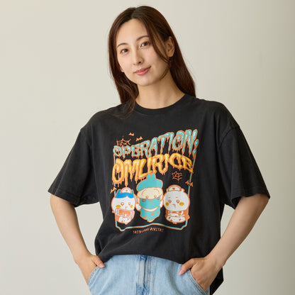 吉伊卡哇 泡泡印花T恤 OPERATION:OMURICE 黑色