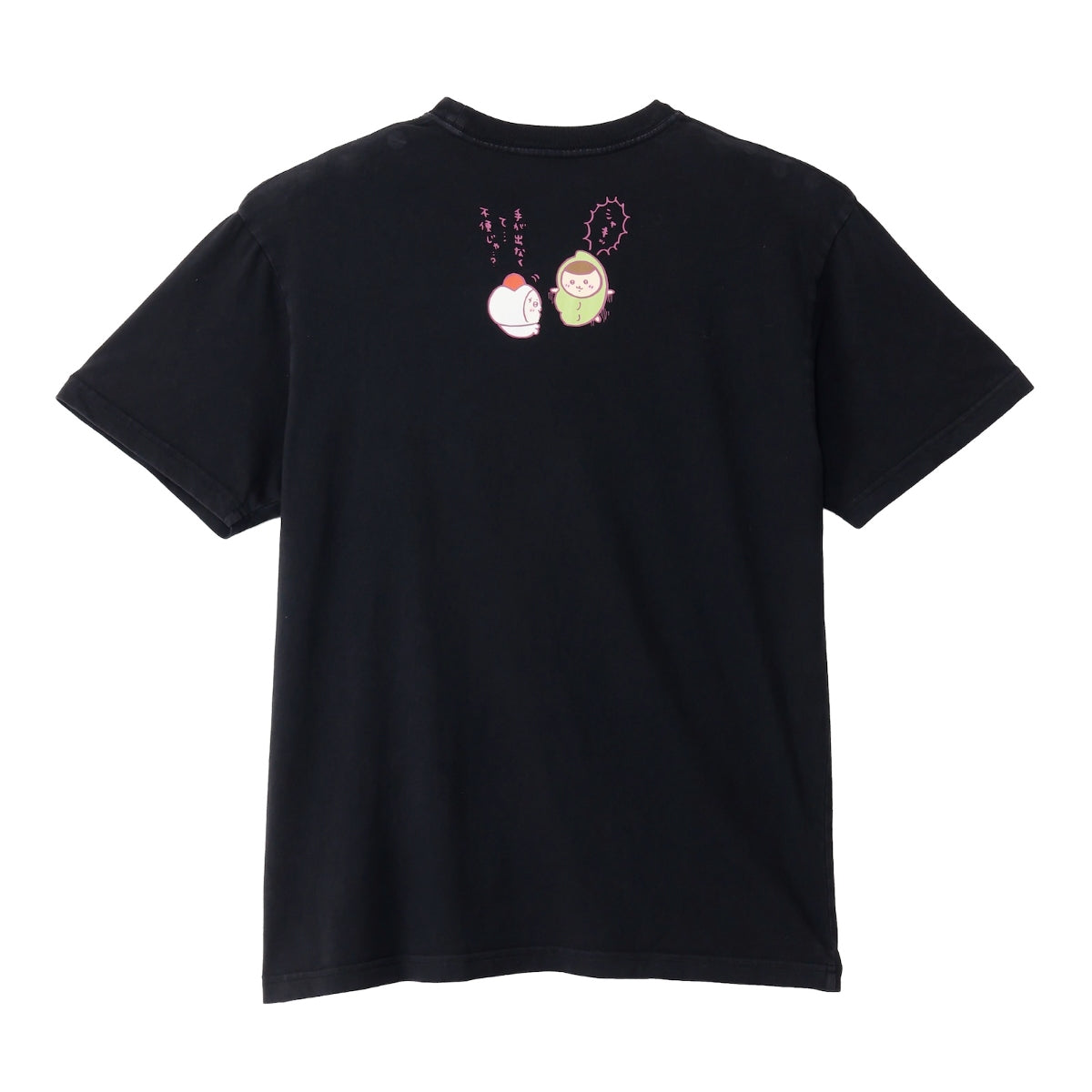 ちいかわ 発泡プリントTシャツ BAPHOMET GOURMET ブラック