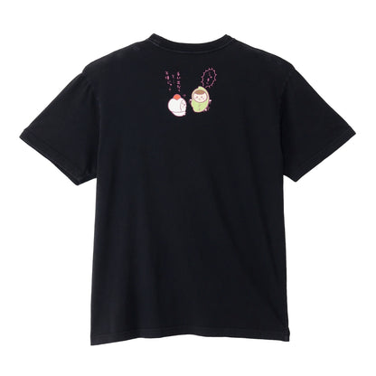 ちいかわ 発泡プリントTシャツ BAPHOMET GOURMET ブラック