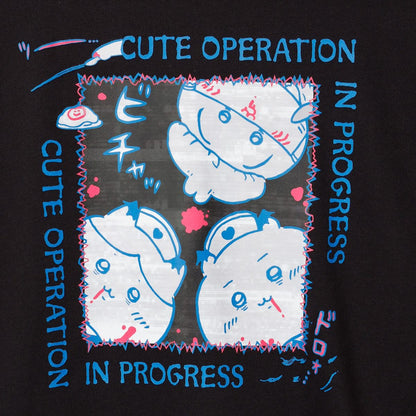 吉伊卡哇 卫衣 CUTE OPERATION IN PROGRESS 黑色