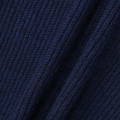 Chiikawa Knit Cardigan College (Hachiware & Usagi) Navy