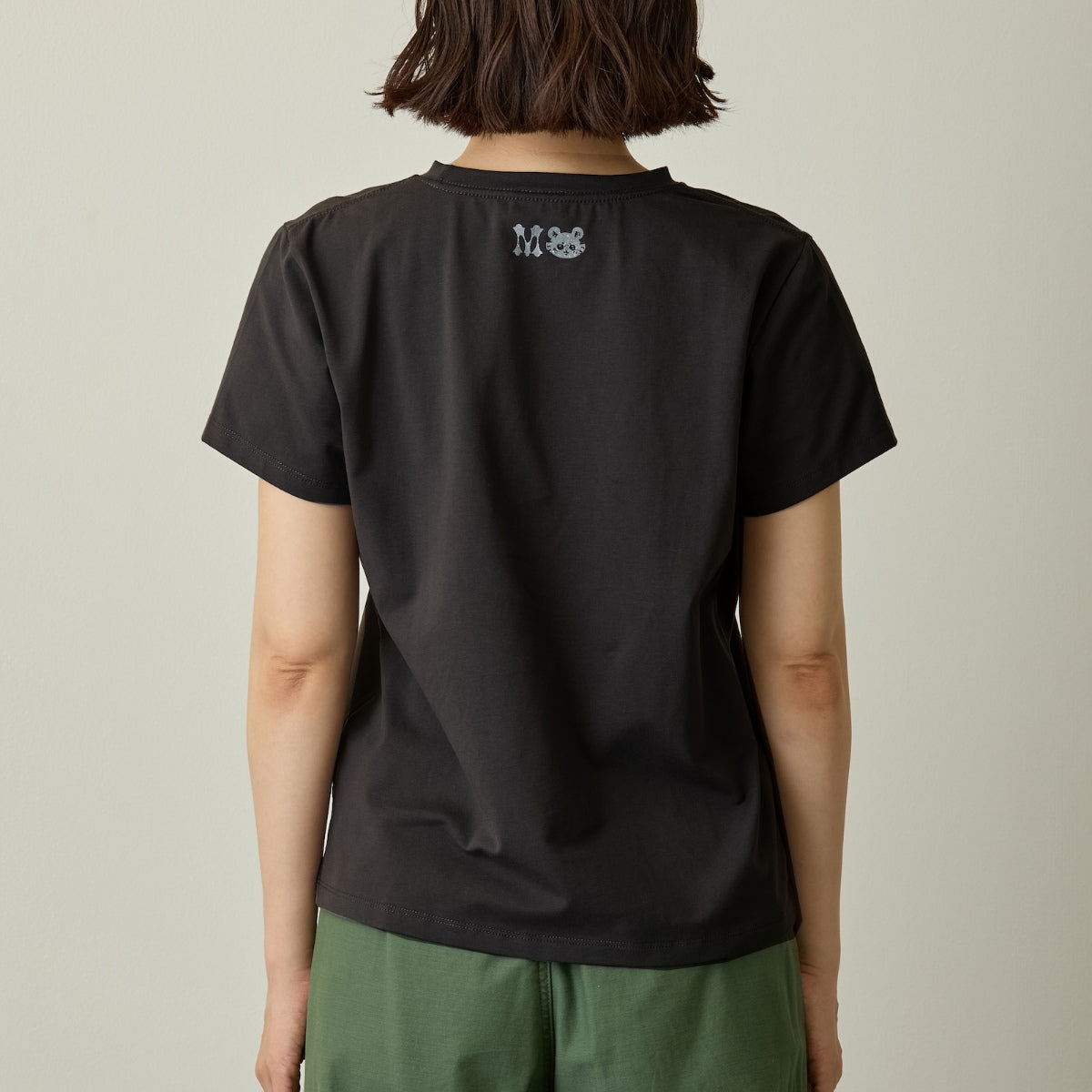 ちいかわ ラインストーンTシャツ DECO（モモンガ）スミクロ