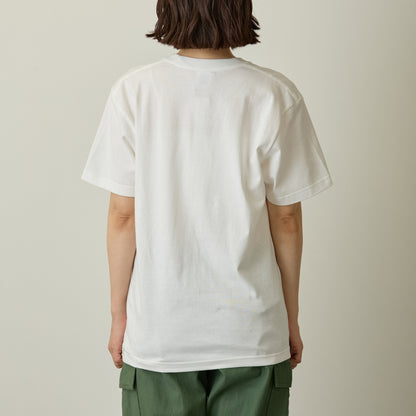 ちいかわ ちいかわベーカリー Tシャツ パンなモモンガと古本屋 ホワイト