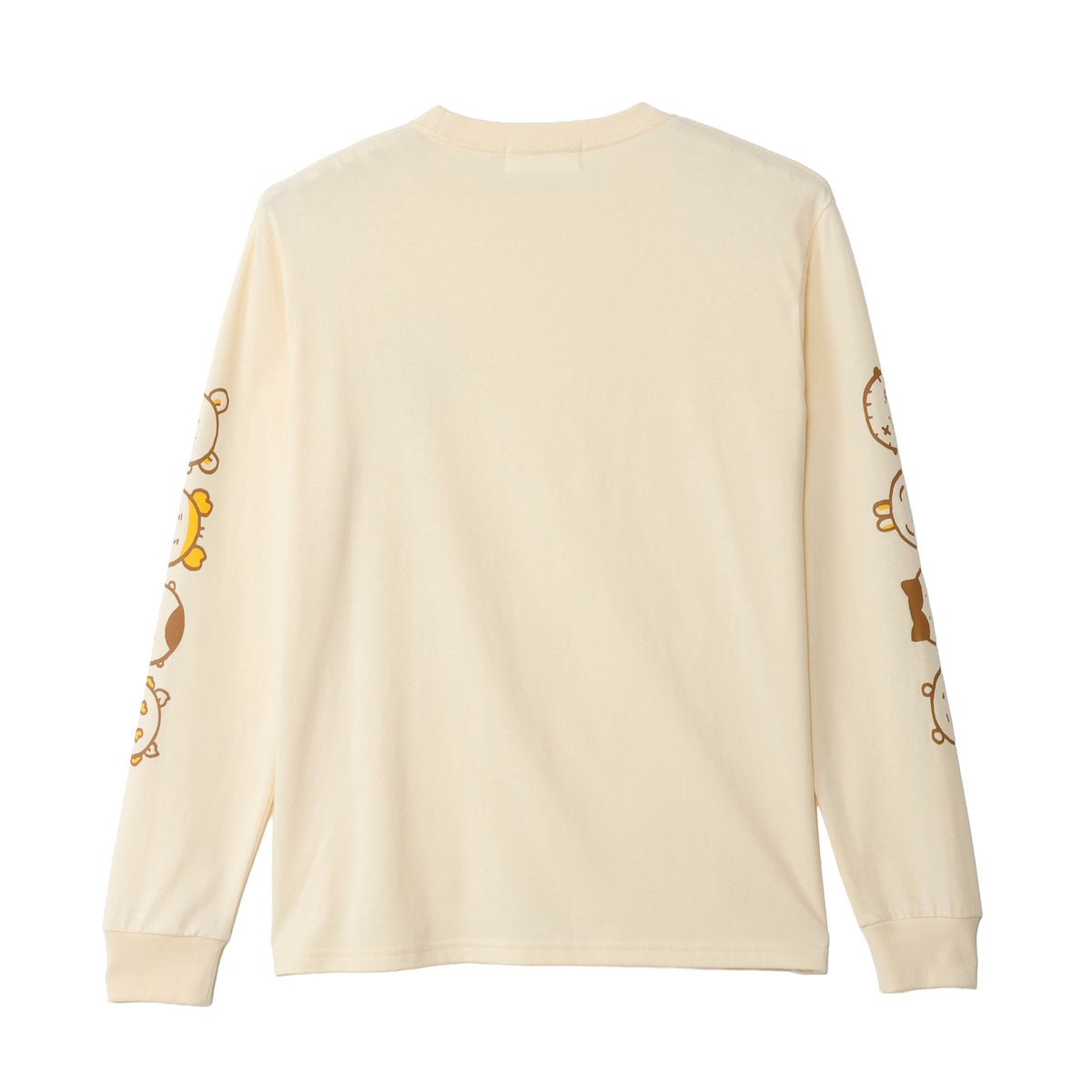 ちいかわ ちいかわベーカリー 長袖Tシャツ パンなみんな ベージュ