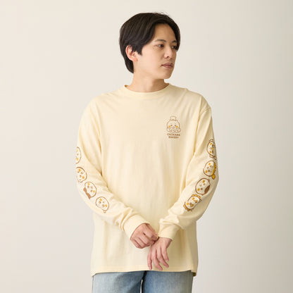 ちいかわ ちいかわベーカリー 長袖Tシャツ パンなみんな ベージュ