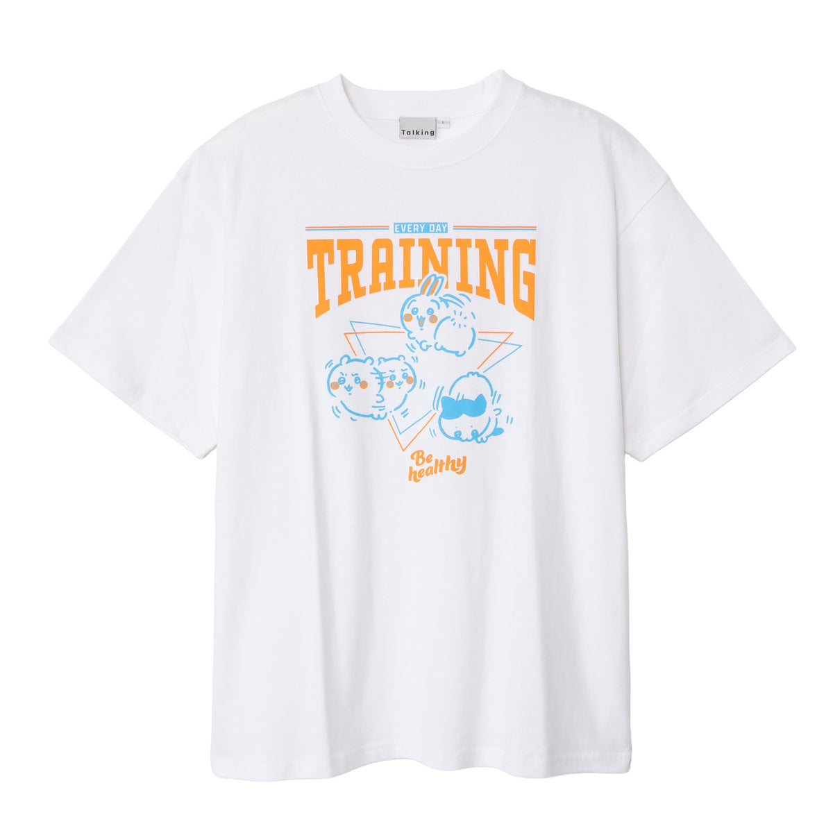 ちいかわ Tシャツ TRAINING（トリオ）ホワイト