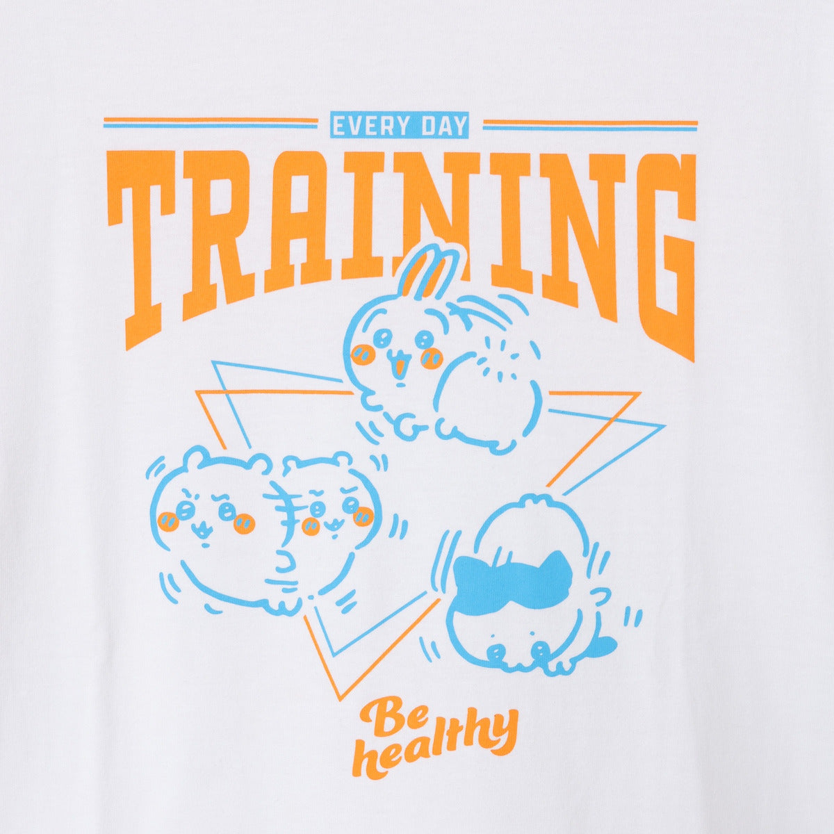 ちいかわ Tシャツ TRAINING（トリオ）ホワイト