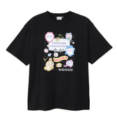 ちいかわ Tシャツ カレッジノート風（みんな）ブラック