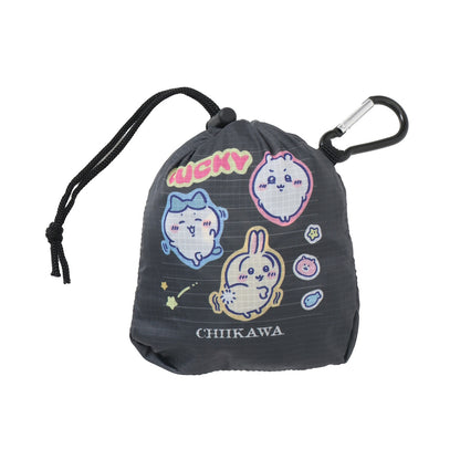 ちいかわ エコバッグ カレッジノート風 ブラック