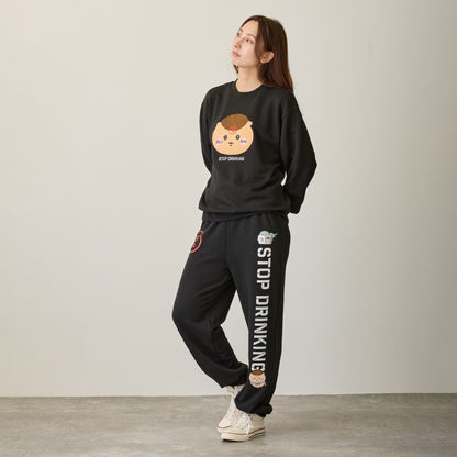 吉伊卡哇 衛褲 戒酒栗子饅頭 黑色
