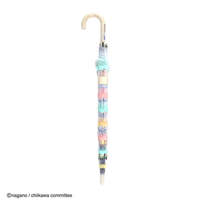 치이카와 자동 비닐우산 55cm (보더)