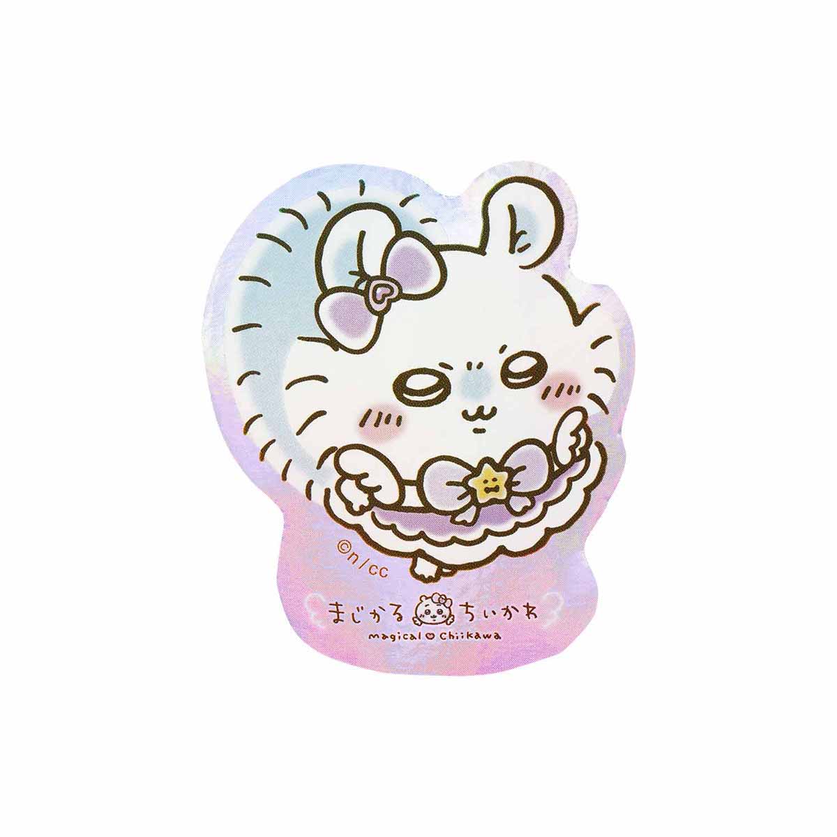 ちいかわ まじかるちいかわ スマホに貼れるサイズのホログラムステッカー（モモンガ）