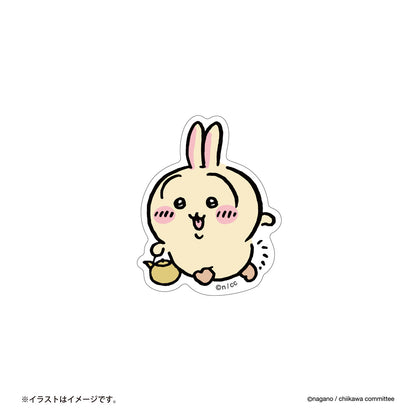 ちいかわ スマホに貼れるサイズのステッカー（やかんを持つうさぎ）