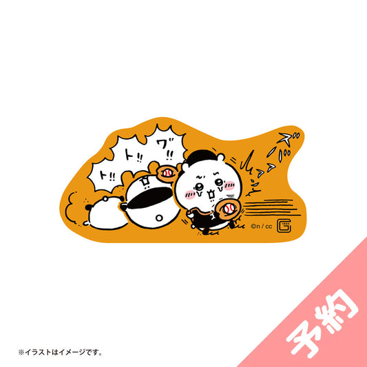 【予約】ちいかわ×読売ジャイアンツ スマホに貼れるサイズのステッカー（キャッチャーちいかわ）【2024年8月中旬より順次発送予定（発送延期の場合もキャンセル不可）】【通常商品と同時購入・配送希望日指定不可】【キャンペーン対象外】