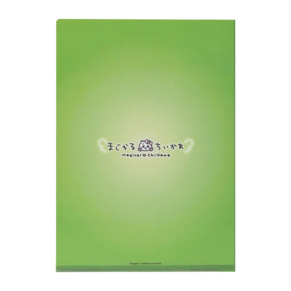 Chiikawa Magical Chiikawa Stained Glass Style Clear File (Kurimanju)