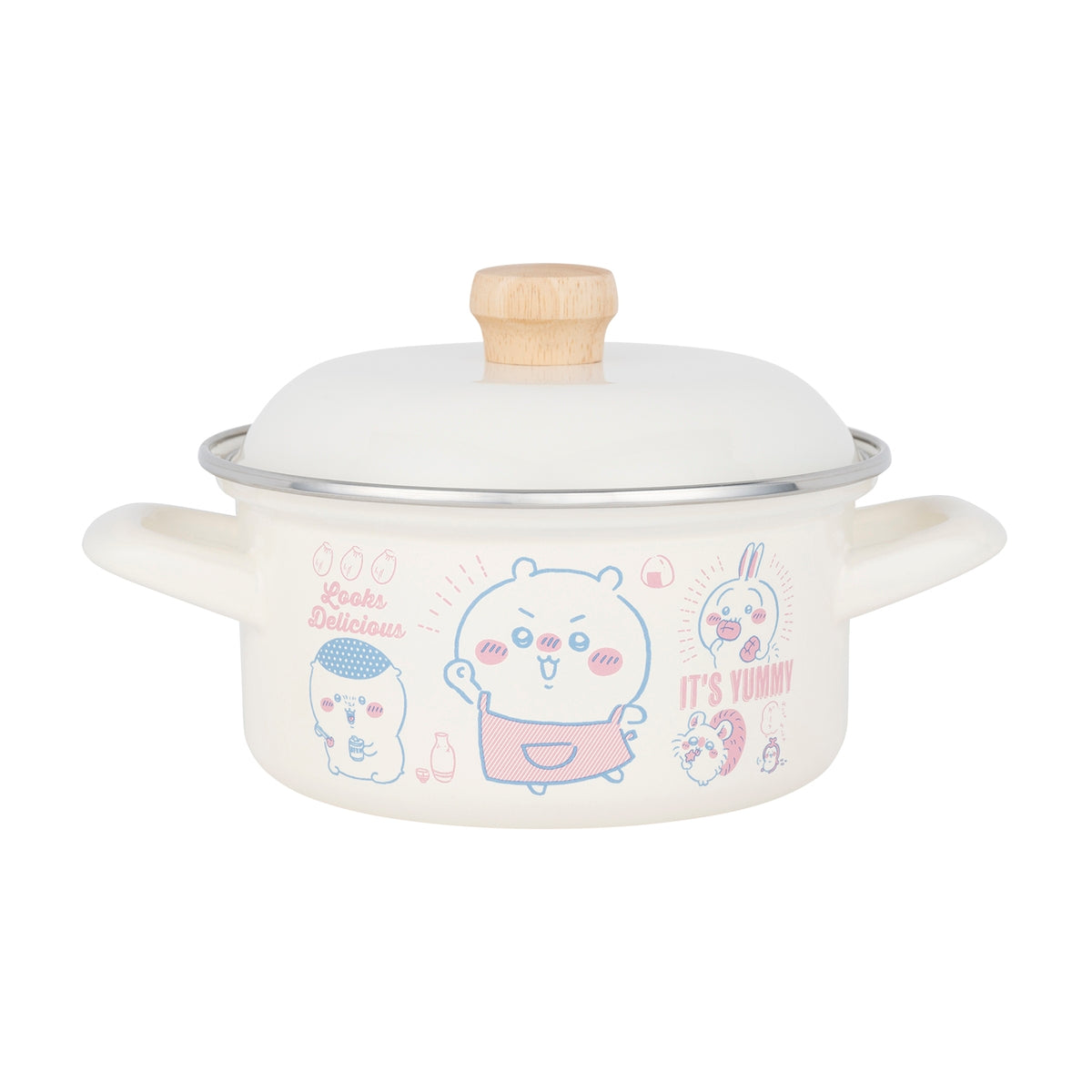 吉伊卡哇 珐琅双耳锅 15cm