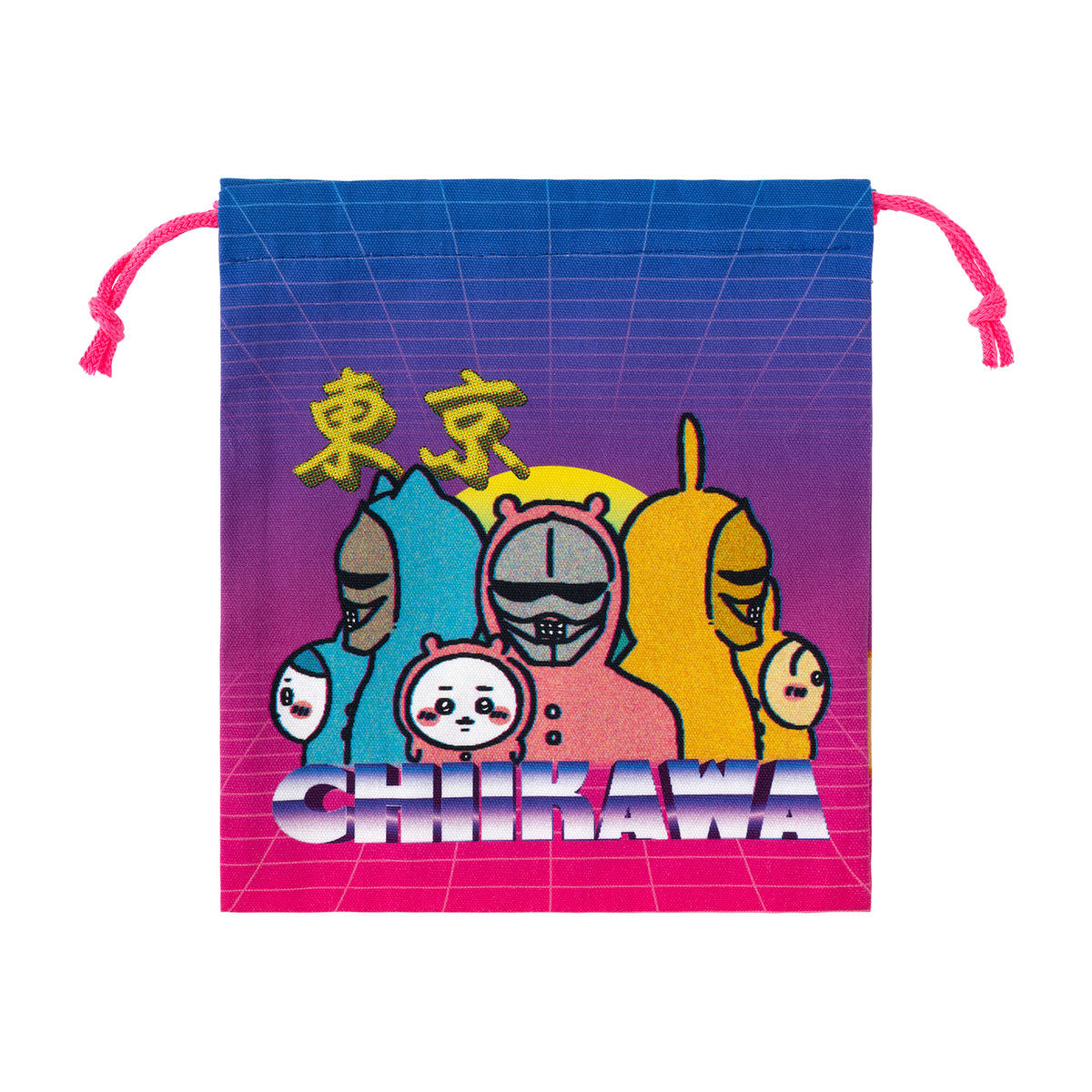 ちいかわ トーキョーちいかわ ほどよいサイズの巾着（パジャマ）