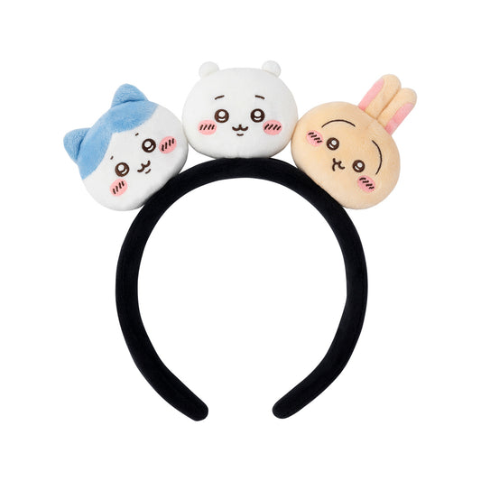 ちいかわ ちいかわパーク ぬいぐるみカチューシャ（ちいかわ・ハチワレ・うさぎのおかお）