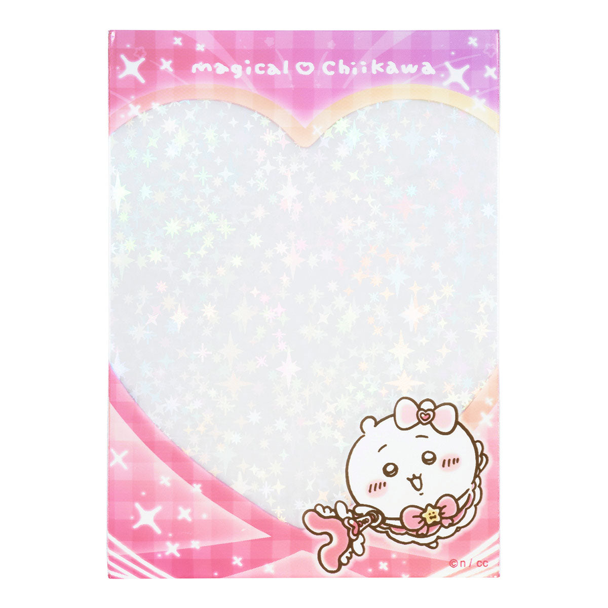 ちいかわ まじかるちいかわ ミニフォトが入るサイズのきらきらクリアスリーブ（ちいかわ）