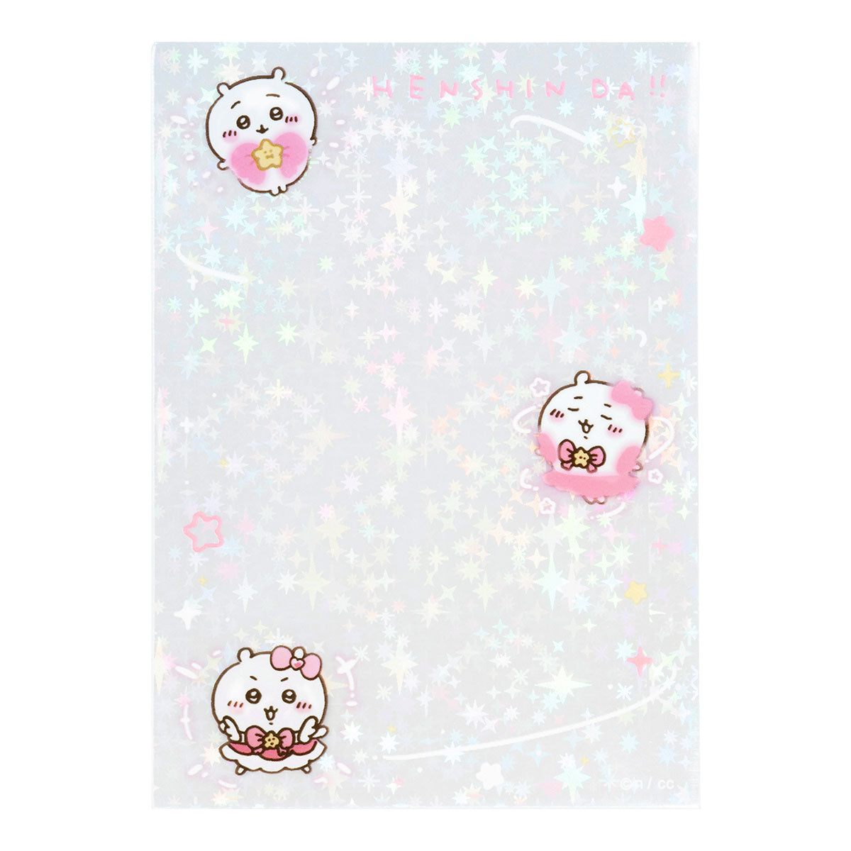 ちいかわ まじかるちいかわ ミニフォトが入るサイズのきらきらクリアスリーブ（ちいかわ）