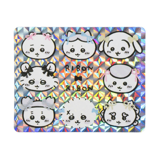 ちいかわ スマホに貼れるサイズのホログラムステッカー（RIBON）