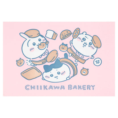 ちいかわ ちいかわベーカリー 活版ポストカード（転びまくるトリオ）