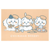 Chiikawa Bakery Letterpress Postcard (Baking Trio)