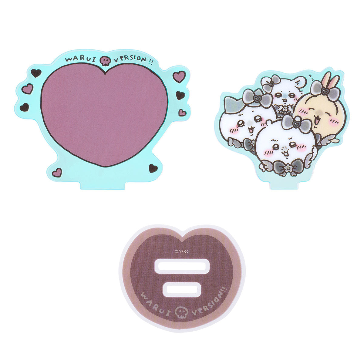 Chiikawa Magical Chiikawa Evil Version Layered Acrylic Stand (Heart)