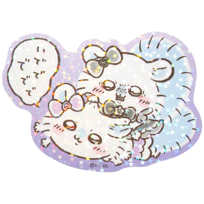ちいかわ まじかるちいかわ 悪いバージョンなホログラムステッカー（モモンガ）