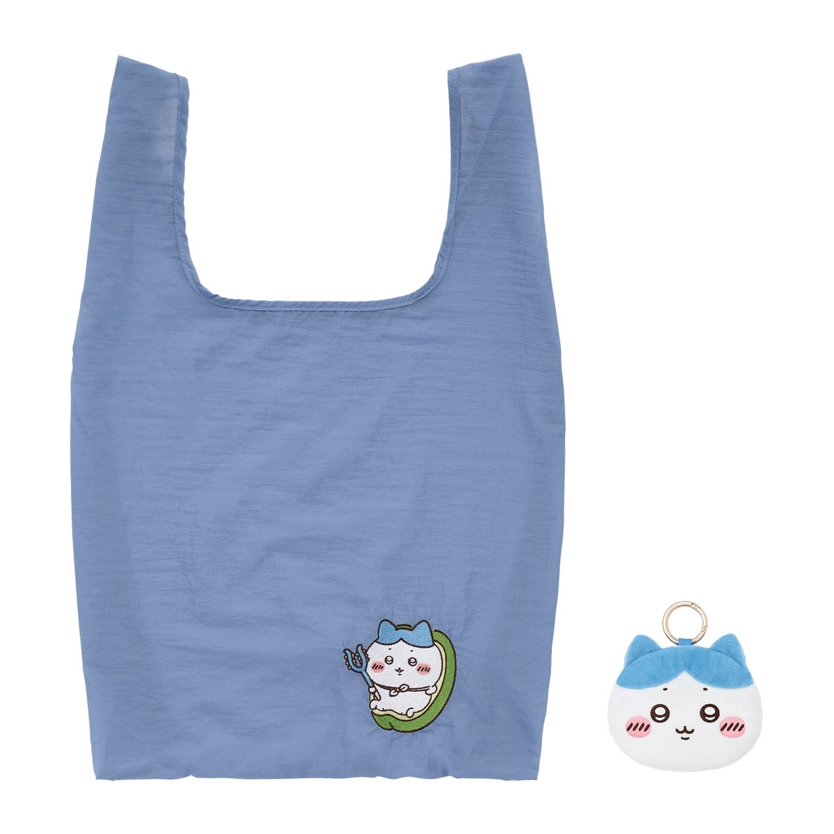ちいかわ エコバッグ入りおかおマスコット（ハチワレ）