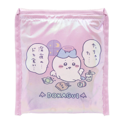 ちいかわ てんし♡あくま オーロラエコバッグ（やっちゃった深夜のドカ食い）