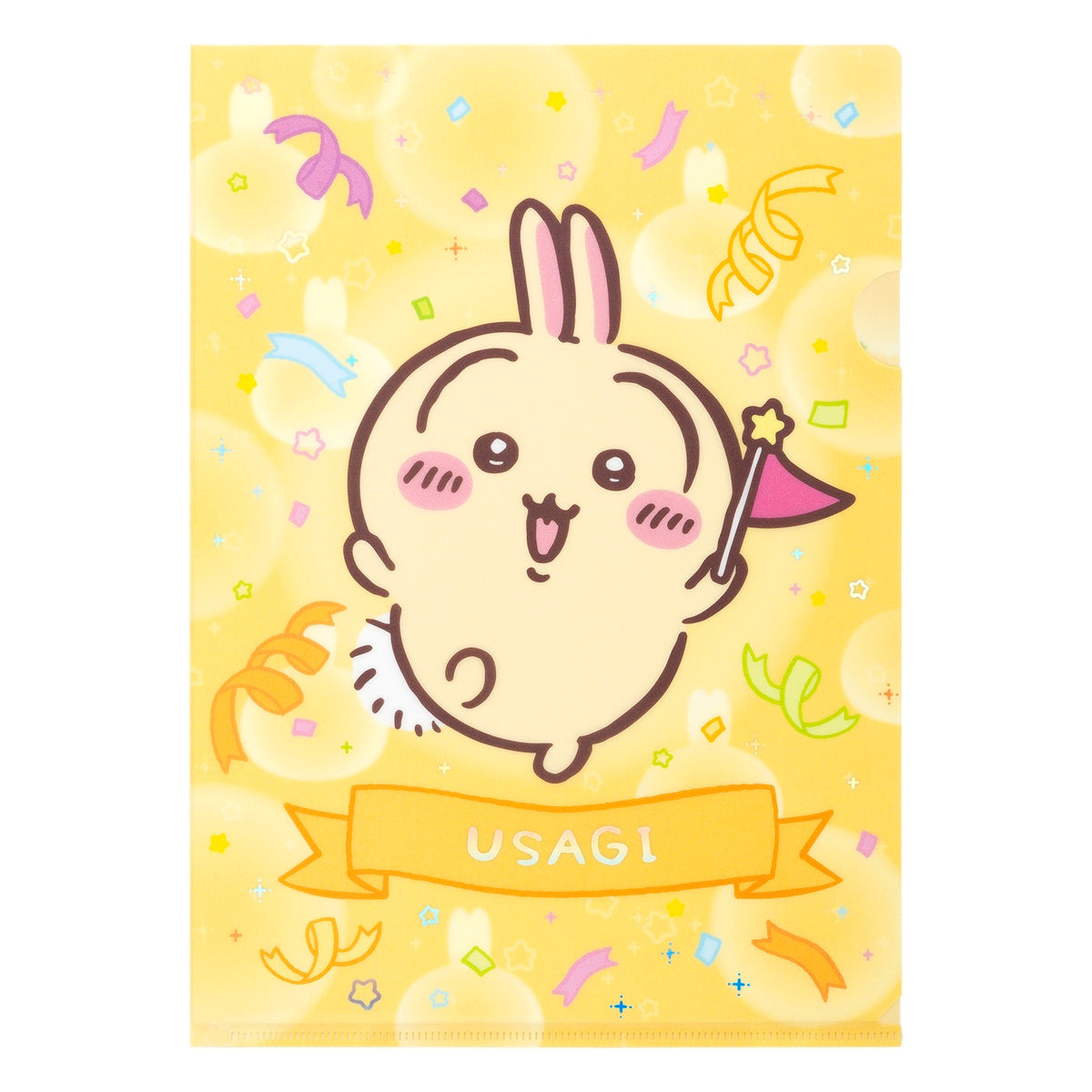 ちいかわ ちいかわパーク クリアファイル（うさぎ フラッグ）