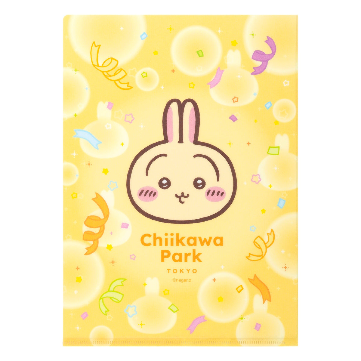 ちいかわ ちいかわパーク クリアファイル（うさぎ フラッグ）