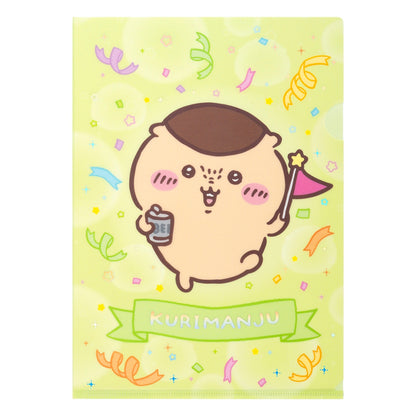 ちいかわ ちいかわパーク クリアファイル（くりまんじゅう フラッグ）