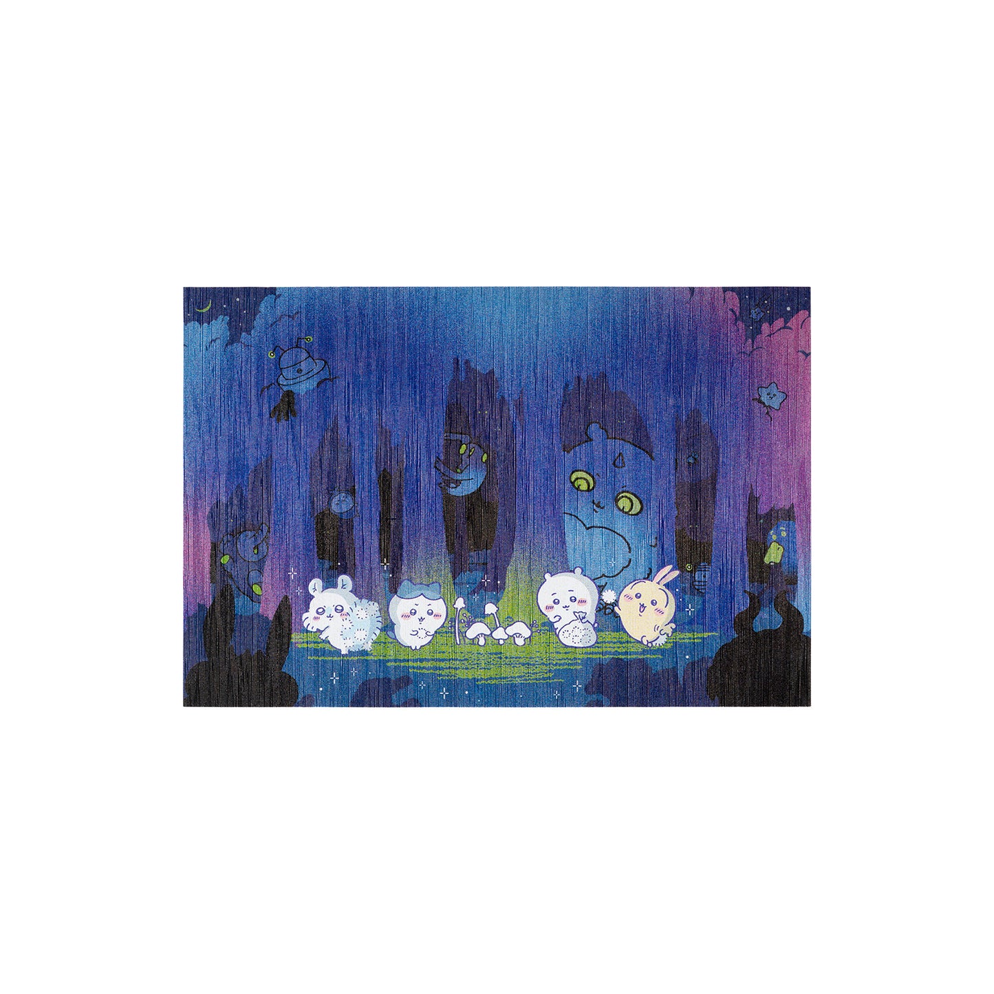Chiikawa Park Postcard (Dark Forest)